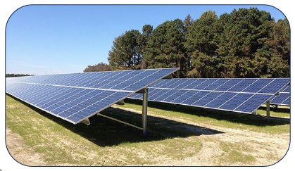 ground mount solar array